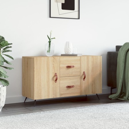 Aparador de madera de ingeniería roble Sonoma 100x36x60 cm by , Sideboards - Ref: Foro24-828143, Price: 89,10 €, Discount: %