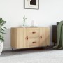 Aparador de madera de ingeniería roble Sonoma 100x36x60 cm by , Sideboards - Ref: Foro24-828143, Price: 89,10 €, Discount: %