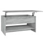 Mesa de centro madera contrachapada gris Sonoma 80x50x40 cm de , Mesas de centro - Ref: Foro24-819297, Precio: 76,50 €, Descu...