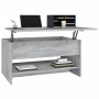 Mesa de centro madera contrachapada gris Sonoma 80x50x40 cm de , Mesas de centro - Ref: Foro24-819297, Precio: 76,50 €, Descu...