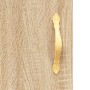 Aparador alto madera de ingeniería roble Sonoma 69,5x31x115 cm de , Aparadores - Ref: Foro24-828279, Precio: 95,43 €, Descuen...