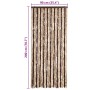 Cortina mosquitera beige y marrón claro chenilla 90x200 cm von , Moskitonetze für Fenster - Ref: Foro24-315121, Preis: 53,87 ...