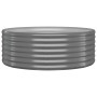 Jardinera arriate acero recubrimiento polvo gris 100x100x36 cm von , Töpfe und Pflanzgefäße - Ref: Foro24-318984, Preis: 36,9...
