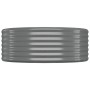 Jardinera arriate acero recubrimiento polvo gris 100x100x36 cm von , Töpfe und Pflanzgefäße - Ref: Foro24-318984, Preis: 36,9...