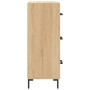 Aparador madera contrachapada color roble Sonoma 34,5x34x90 cm by , Sideboards - Ref: Foro24-828607, Price: 75,82 €, Discount: %