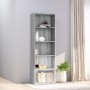 Estantería 5 niveles madera contrachapada gris 60x30x189 cm by , Bookcases and shelves - Ref: Foro24-815400, Price: 107,27 €,...