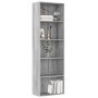 Estantería 5 niveles madera contrachapada gris 60x30x189 cm by , Bookcases and shelves - Ref: Foro24-815400, Price: 107,27 €,...