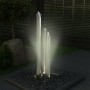 Fuente de jardín de acero inoxidable plateado 48x34x123 cm von , Brunnen und Wasserfälle - Ref: Foro24-48091, Preis: 430,07 €...