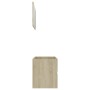 Set de muebles de baño 2 pzas contrachapada roble Sonoma de , Muebles de baño - Ref: Foro24-804884, Precio: 107,58 €, Descuen...