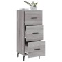 Aparador madera de ingeniería gris Sonoma 34,5x34x90 cm de , Aparadores - Ref: Foro24-828626, Precio: 75,20 €, Descuento: %