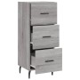 Aparador madera de ingeniería gris Sonoma 34,5x34x90 cm de , Aparadores - Ref: Foro24-828626, Precio: 75,20 €, Descuento: %