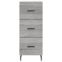 Aparador madera de ingeniería gris Sonoma 34,5x34x90 cm de , Aparadores - Ref: Foro24-828626, Precio: 75,20 €, Descuento: %