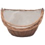 Cesta para leña con asa sauce natural 60x44x55 cm von , Brennholztaschen und -halter - Ref: Foro24-286988, Preis: 61,65 €, Ra...
