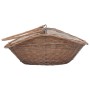 Cesta para leña con asa sauce natural 60x44x55 cm von , Brennholztaschen und -halter - Ref: Foro24-286988, Preis: 61,65 €, Ra...
