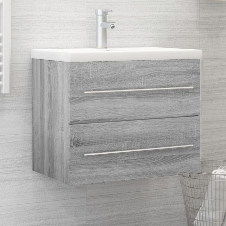 Mueble de lavabo madera contrachapada gris Sonoma 60x38,5x48 cm von , Badezimmermöbel - Ref: Foro24-815643, Preis: 58,88 €, R...