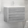 Mueble de lavabo madera contrachapada gris Sonoma 60x38,5x48 cm von , Badezimmermöbel - Ref: Foro24-815643, Preis: 58,88 €, R...