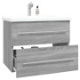 Mueble de lavabo madera contrachapada gris Sonoma 60x38,5x48 cm von , Badezimmermöbel - Ref: Foro24-815643, Preis: 58,88 €, R...