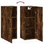 Armario de pared roble ahumado 34,5x34x90 cm de , Aparadores - Ref: Foro24-828865, Precio: 49,23 €, Descuento: %