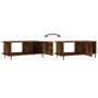 Mesa de centro madera contrachapada roble ahumado 90x50x40 cm by , Coffee table - Ref: Foro24-829505, Price: 62,01 €, Discoun...