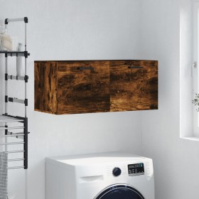 Armario de pared madera ingeniería roble ahumado 80x36,5x35 cm von , Schließfächer und Lagerschränke - Ref: Foro24-830081, Pr...