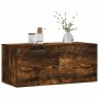 Armario de pared madera ingeniería roble ahumado 80x36,5x35 cm von , Schließfächer und Lagerschränke - Ref: Foro24-830081, Pr...