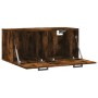 Armario de pared madera ingeniería roble ahumado 80x36,5x35 cm von , Schließfächer und Lagerschränke - Ref: Foro24-830081, Pr...