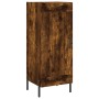 Aparador madera de ingeniería roble ahumado 34,5x34x90 cm de , Aparadores - Ref: Foro24-830457, Precio: 64,17 €