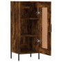 Aparador madera de ingeniería roble ahumado 34,5x34x90 cm de , Aparadores - Ref: Foro24-830457, Precio: 64,17 €