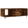 Mesa de centro madera contrachapada roble ahumado 102x50x40 cm by , Coffee table - Ref: Foro24-829281, Price: 49,92 €, Discou...