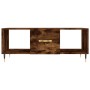 Mesa de centro madera contrachapada roble ahumado 102x50x40 cm by , Coffee table - Ref: Foro24-829281, Price: 49,92 €, Discou...