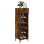 Zapatero madera de ingeniería roble ahumado 30x35x105 cm by , Closets and storage - Ref: Foro24-829681, Price: 59,14 €, Disco...