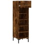 Zapatero madera de ingeniería roble ahumado 30x35x105 cm by , Closets and storage - Ref: Foro24-829681, Price: 59,14 €, Disco...