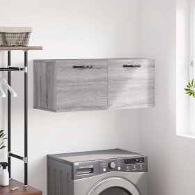 Armario de pared madera de ingeniería gris Sonoma 80x36,5x35 cm von , Schließfächer und Lagerschränke - Ref: Foro24-830074, P...