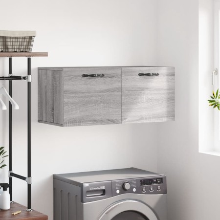 Armario de pared madera de ingeniería gris Sonoma 80x36,5x35 cm von , Schließfächer und Lagerschränke - Ref: Foro24-830074, P...
