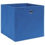 Cajas de almacenaje 10 uds tela azul 32x32x32 cm von , Aufbewahrungskörbe - Ref: Foro24-288339, Preis: 51,61 €, Rabatt: %