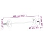 Juego de barra con discos 30 kg hierro fundido by , free weight - Ref: Foro24-93627, Price: 127,16 €, Discount: %