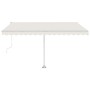 Toldo de pie automático crema 400x300 cm de vidaXL, Toldos - Ref: Foro24-3069547, Precio: 667,36 €, Descuento: %