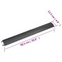 Rampa protectora de cables de suelo 2 uds negro 98,5 cm by , Road and traffic signs - Ref: Foro24-153107, Price: 29,26 €, Dis...