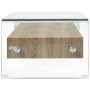 Mesa de centro de vidrio templado transparente 98x45x31 cm by , Coffee table - Ref: Foro24-284747, Price: 254,52 €, Discount: %