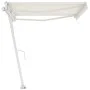Cream automatic standing awning 400x300 cm by vidaXL, Awnings - Ref: Foro24-3069547, Price: 745,20 €, Discount: %