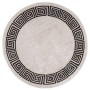Alfombra lavable antideslizante beige claro φ120 cm by , Rugs - Ref: Foro24-337951, Price: 34,42 €, Discount: %
