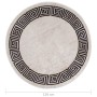 Alfombra lavable antideslizante beige claro φ120 cm by , Rugs - Ref: Foro24-337951, Price: 34,42 €, Discount: %