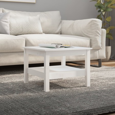 Mesa de centro de madera maciza de pino blanco 55x55x40 cm von , Couchtisch - Ref: Foro24-814270, Preis: 69,14 €, Rabatt: %
