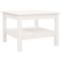 Mesa de centro de madera maciza de pino blanco 55x55x40 cm von , Couchtisch - Ref: Foro24-814270, Preis: 69,14 €, Rabatt: %