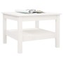 Mesa de centro de madera maciza de pino blanco 55x55x40 cm von , Couchtisch - Ref: Foro24-814270, Preis: 69,14 €, Rabatt: %