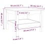 Mesa de centro de madera maciza de pino blanco 55x55x40 cm von , Couchtisch - Ref: Foro24-814270, Preis: 69,14 €, Rabatt: %
