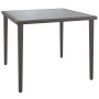 Mesa de jardín de acero gris 48x48x37 cm von , Modulare Sofas für den Außenbereich - Ref: Foro24-364125, Preis: 32,21 €, Raba...