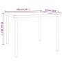 Mesa de jardín de acero gris 48x48x37 cm von , Modulare Sofas für den Außenbereich - Ref: Foro24-364125, Preis: 32,21 €, Raba...