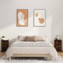 Mesita de noche madera contrachapada roble ahumado 39x39x67 cm de , Mesitas de noche - Ref: Foro24-816165, Precio: 61,08 €, D...