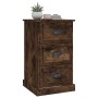 Mesita de noche madera contrachapada roble ahumado 39x39x67 cm de , Mesitas de noche - Ref: Foro24-816165, Precio: 61,08 €, D...